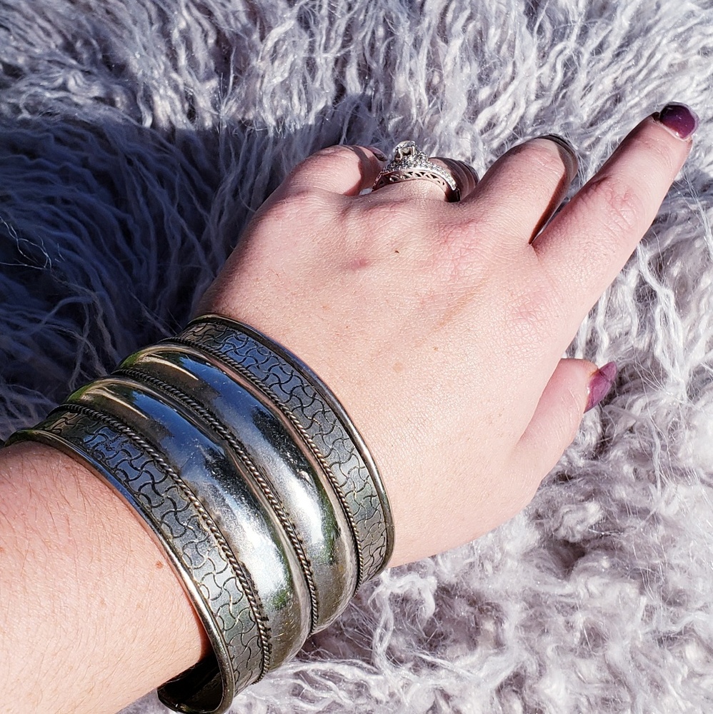 ***ON HOLD**Vintage Sterling Silver Bracelet